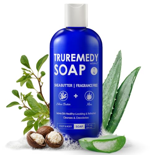 Truremedy Naturals 12 oz Tea Tree Oil Body Wash - Invigorating Tea Tree Soap with Peppermint, Aloe, Eucalyptus, Coconut and Olive Oil - Refreshing Body Wash for Men and Women - Shower Gel Cleanser