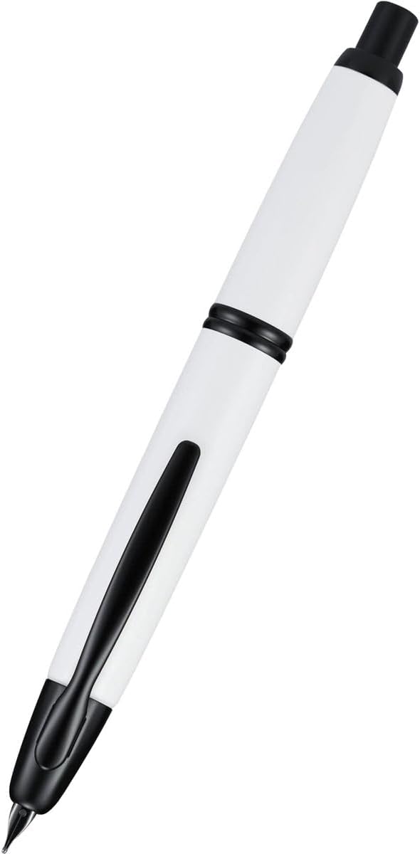 Pilot Namiki Vanishing Point Fountain Pen, 18-Karat Gold Fine Nib, Blue Ink (60746)