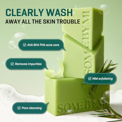 SOME BY MI AHA BHA PHA 30 Days Miracle Acne Clear Body Cleanser 13.5oz – Salicylic Acid & Tea Tree Acne Body Wash – Deep Cleansing