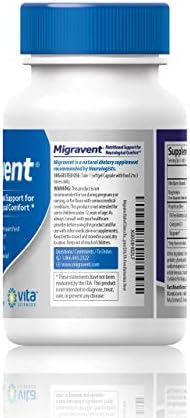 Vita Sciences Migravent Brain & Circulatory Wellness Support - 60 Capsules | Capsules