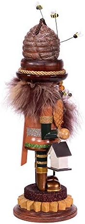 Kurt S. Adler 15-Inch Hollywood Bee Keeper Nutcracker, Multicolor