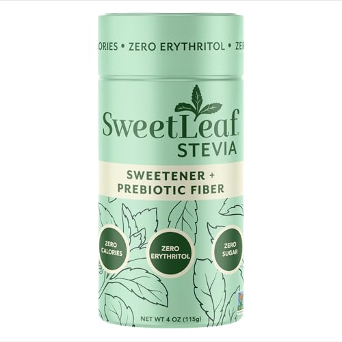 SweetLeaf Stevia Powder Shaker Jar, Sugar Free - 4 Oz, 3 Pack | Zero Calorie Sweetener No Erythritol, Stevia Leaf Extract, Natural Sugar Substitute for Coffee & Baking