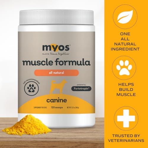 MYOS Canine Muscle Formula - Dog Muscle Builder & Mobility Support - 180 g
