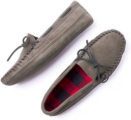 Minnetonka Men's Double Bottom Fleece Slipper