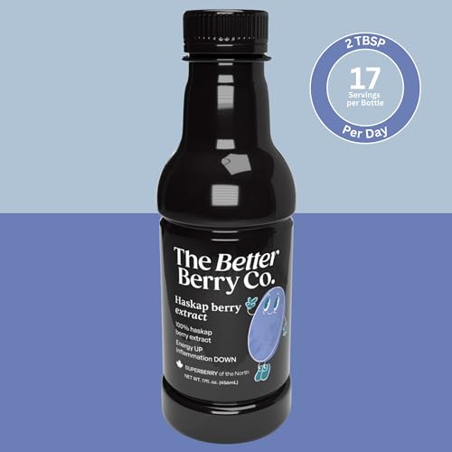 Got Inflammation? Get Haskap | 100% Pressed Haskap Berry Juice | Naturally Delicious | Nothing Added | Rich in Anthocyanins (red-purple color)