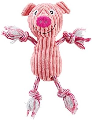 Outward Hound by Charming Pet Ranch Roperz Cow Plush Squeaky Dog Toy
