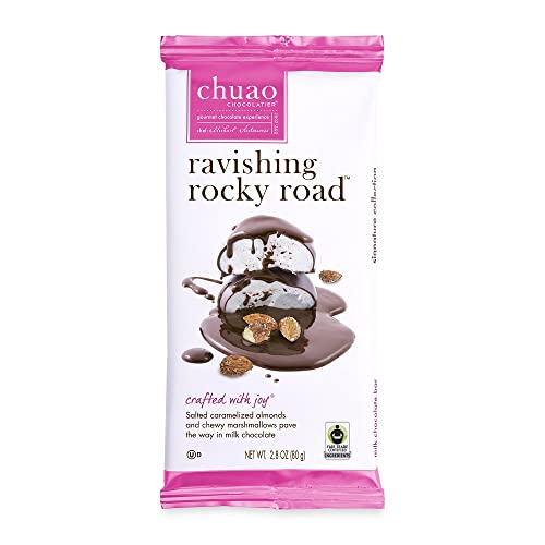 Chuao Chocolatier - Gourmet Almond Marshmallow Artisan No Preservatives Milk Chocolate Bars, 3 Pack, 1.0 Ounce Bars