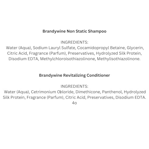 Anti Static Shampoo & Revitalizing Conditioner 8 Ounce, Value Pack Bundle 2 items