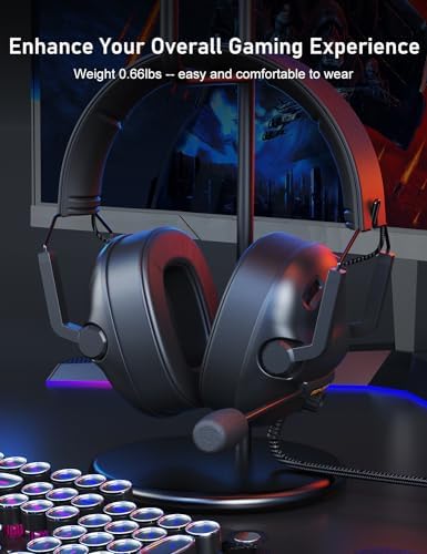 SENZER SG500 Gaming Headset with Noise Cancelling Microphone Black