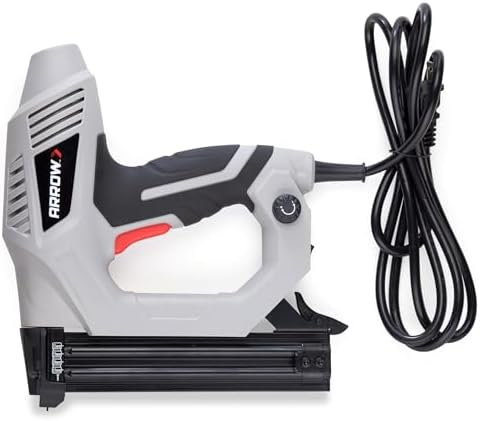 Arrow ET200BN Heavy Duty Electric Brad Nailer, Professional Nail Gun for Trim, Picture Frames, Crafts, Fencing, Uses Brad Nails in 5/8", 3/4", and 1"