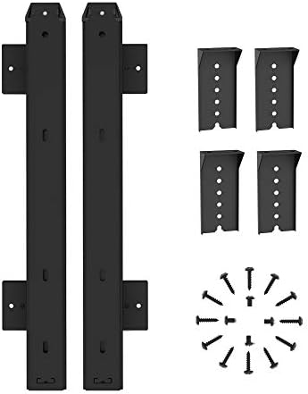 FRMSAET Heavy Duty Metal 14 inches Drawer Slides Cabinet Hardware - Black