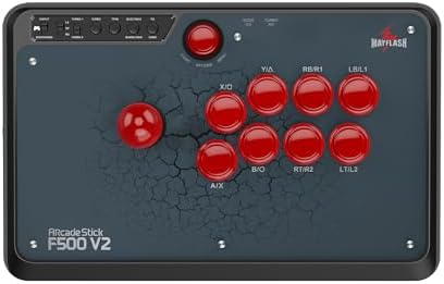 MAYFLASH Universal Arcade Fighting Stick F500 for Switch/Switch 2, Xbox Series X/S, Xbox One, Xbox 360, PS4, PS3, Windows, macOS, Android