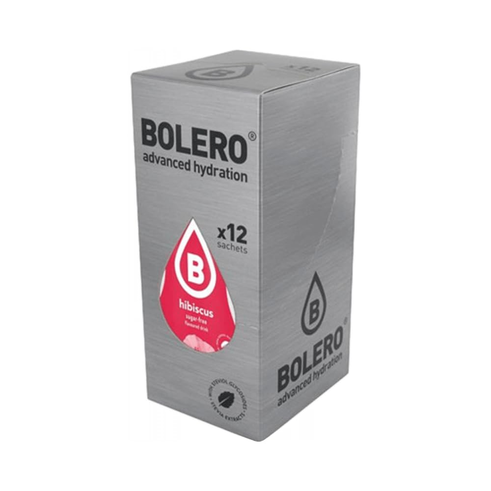 Bolero- Sugar Free Drink Mix Packets Pomegranate Fruit Flavors | Powdered Flavored Water Packets | 12 Large Sachet On The Go Packets
