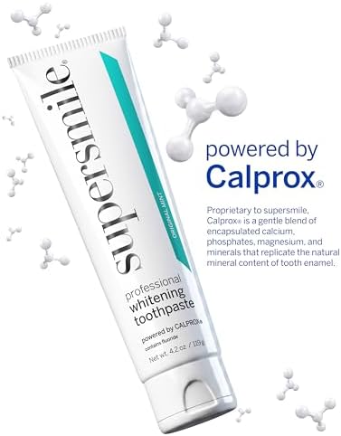 Supersmile Professional Whitening System, Toothpaste + Accelerator, 4.2 Oz | 2-Step Calprox® System, Whitens Up to 7 Shades in 7 Days