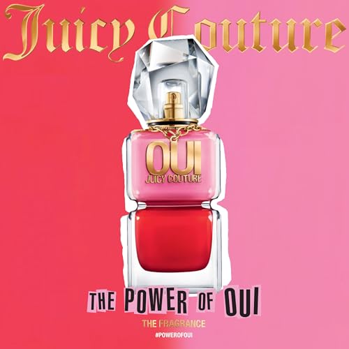 Juicy Couture Oui Eau De Parfum, Women's Perfume with Notes of Watermelon, Jasmine & Techno Woods - Fruity & Floral Perfume for Women
