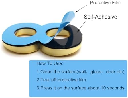 10 Pcs 3D Small Mailbox Numbers(0-9,Gold),1.4 Inch Self Adhesive House Numbers Sticker