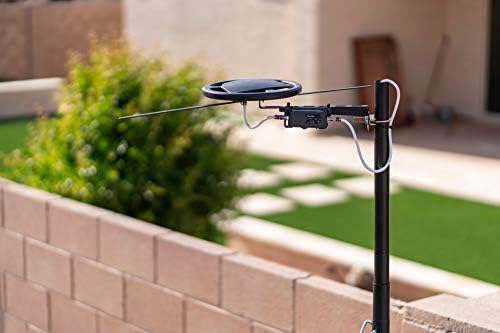 Channel Master Omni+ 50 - Omnidirectional Digital HDTV Antenna with 360 Degree Reception, Includes Mounting Bracket for Roof, Attic & RV Installations