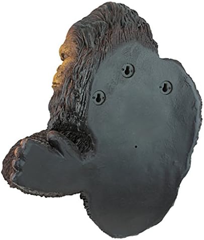 Design Toscano DB583078 Bigfoot The Bashful Yeti Indoor/Outdoor Garden Tree Sculpture, 15 Inches Wide, 12 Inches Deep, 15 Inches High