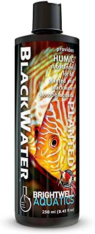 Brightwell Aquatics BlackWater Humic & Fulvic Acid for Aquariums, 250 ml