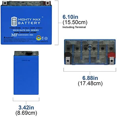 Mighty Max Battery YTX20L-BS Gel Replaces Can-Am Commander Defender Maverick 1000 11-18