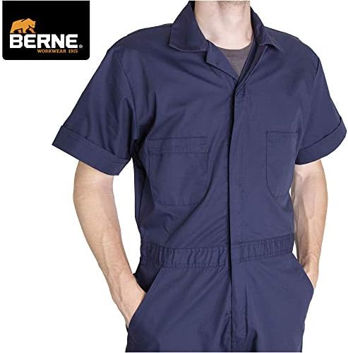 Berne Men's Heritage Short Sleeve Poplin Coverall