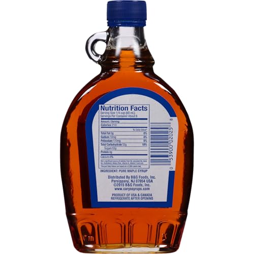 Cary's Pure Maple Syrup, Grade A Amber, 12.5 fl oz