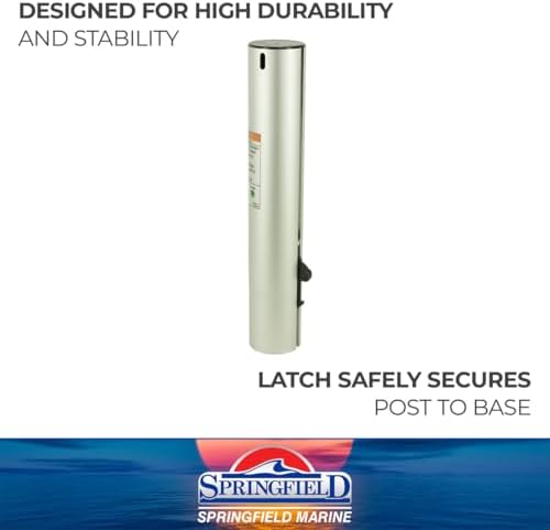 Springfield Marine 3310712-L Locking Seat Post - 2-3/8" Diameter x 12" Length