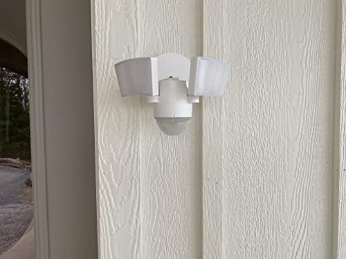 LED Outdoor Motion Sensor Security Floodlight – 1100 Lumens, 180° Detection, Weatherproof Design, Versatile Eave or Wall Mounting, Exit Detection