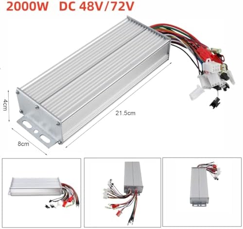 48-72V 2000W Electric Bicycle Brushless Speed Motor Controller for Electric Scooter e-Bike ATV Go Kart Tricycle Moped