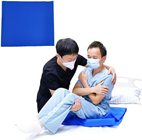 EZ Assistive 56"*78" Flat Slide Sheet Reusable and Washable Patient Transfer Sheet for Patient in-Bed Transferring and Repositioning Easy Apply and