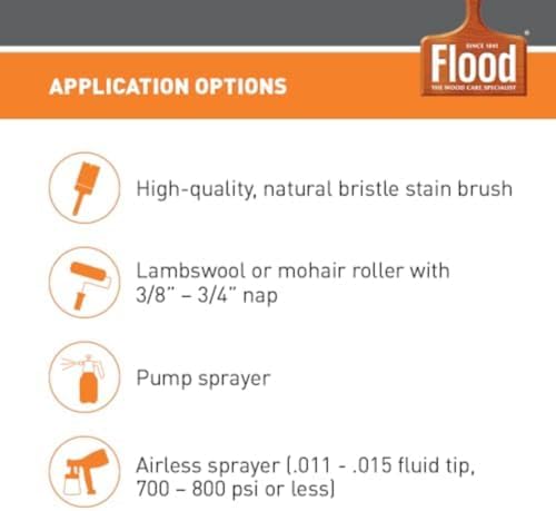 Flood CWF-UV 5 gal Honey Gold Transparent Exterior Wood Stain & Sealer | Oil-Based Penetrating Deck, Fence & Siding Stain, Water Repellent UV