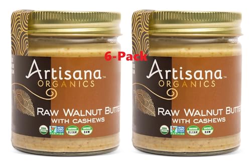 Artisana Organics Raw Tahini Sesame Seed Butter - Just One Ingredient, Unroasted, Vegan, Paleo and Keto Friendly, Non-GMO, 14oz Jar