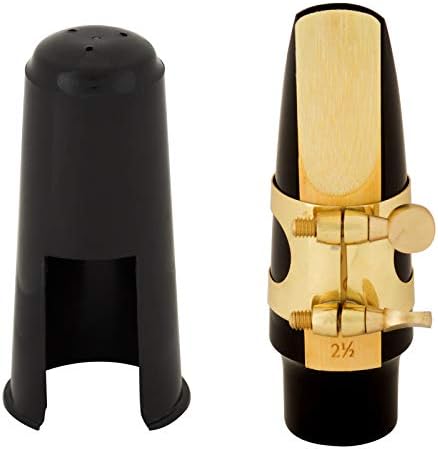 Cecilio 4C Alto Saxophone Mouthpiece with Ligature, Reed & Cap
