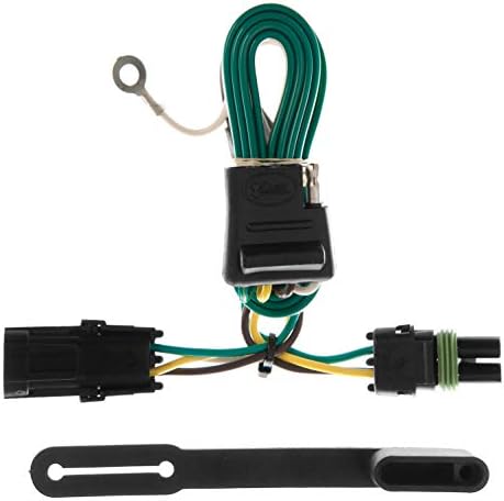 CURT 55312 Vehicle-Side Custom 4-Pin Trailer Wiring Harness for Select Chevrolet, GMC Pickup Trucks, SUVs