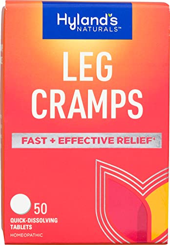 Hyland's Leg Cramps, Relief of Leg, Calf, Charley Horses, and Foot Cramps, 50 Quick-Dissolving Tablets