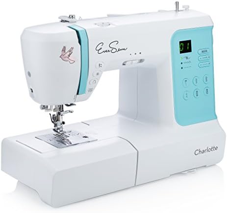 EverSewn Charlotte: 80-Stitch Computerized Sewing Machine, Professional Quilting & Free Motion Features - Beginner to Expert