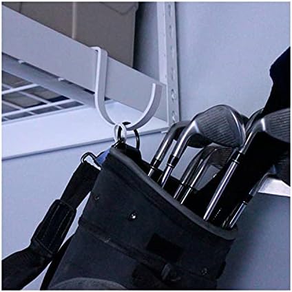 SafeRacks Heavy Duty White Steel Garage Accessory Hook Package