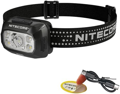 Nitecore NU30 500 Lumen LED Rechargeable Headlamp with White and Red Beams