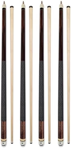 Set of 4 Pool Cues New 58" Billiard House Bar Pool Cue Sticks