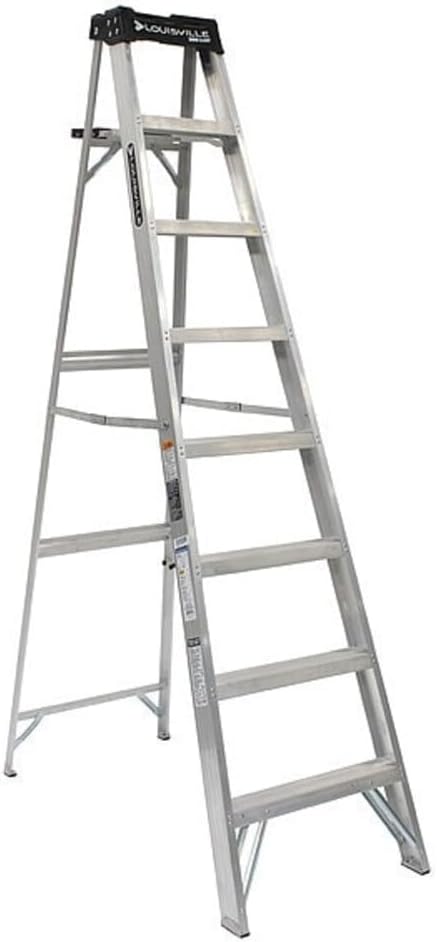Louisville Ladder 2-Foot Aluminum Step Stool Industrial, 300-Pound Load Capacity, Type IA, AS3002