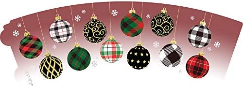 Tervis Christmas Holiday Ornaments Made in USA Double Walled Insulated Tumbler Travel Cup Keeps Drinks Cold & Hot, 24oz, Classic