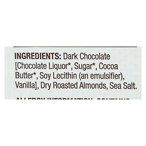 Bark Thins Toasted Coconut with Almonds Dark Chocolate Snacks, 4.7 Ounce - 12 per case.