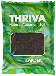 Thriva Aqua Soil Aquarium Substrate Black 5L Planted Tank Shrimp | For planted aquarium, aquascaping and shrimp