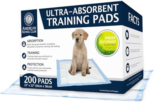 AKC Puppy Training Pads, 22" x 22", Lavender Scented, 150 Count