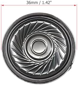 uxcell 0.5W 16 Ohm Micro Internal Speaker Magnet Loudspeaker 36mm Dia