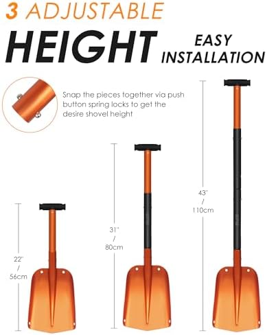 KFM Aluminum Snow Shovel