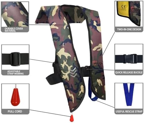 Eyson Inflatable Life Jacket Life Vest Basic Manual