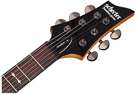 Schecter OMEN-6 6-String Electric Guitar, Black