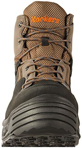 Korkers Buckskin Men's Wading Boots - Durable and Non-Corrosive - Includes Interchangeable Felt & Kling-On Soles