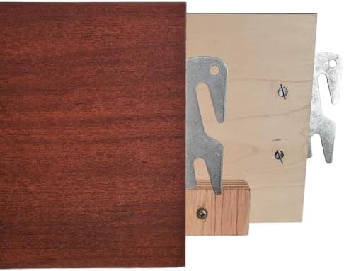 Heavy-Duty Hook-On 82" x 6" Replacement Queen/King Wood Bed Side Rails, Bed Frame (Medium Finish)